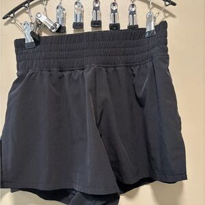 90 Degree By Reflex black High Waist Women's Shorts